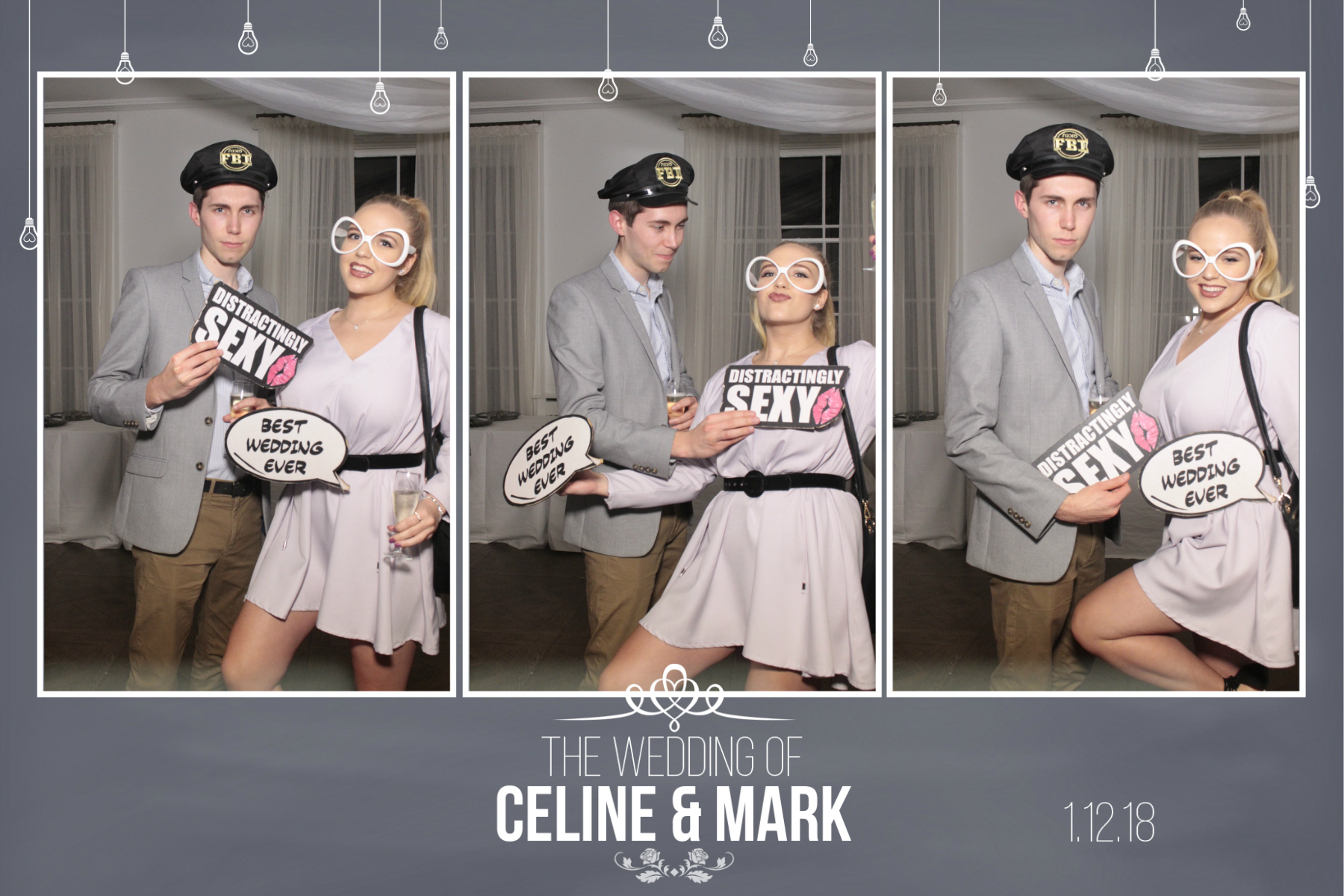Mark and Celine's Wedding | View more photos from the event at gallery.myphotoboothexperience.co.uk/u/MyPhotoBoothExperienceLtd/Mark-and-Celines-Wedding